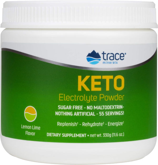 KETO Electrolyte Powder - Lemon Lime - Trace Minerals Research