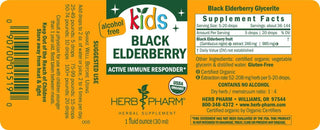 KIDS Black Elderberry Alcohol Free - 1 FL OZ (Herb Pharm)