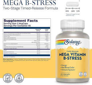 Balanceret Mega-B-Stress  90ct  veg cap