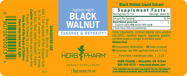 Black Walnut - 1 FL OZ (Herb Pharm)