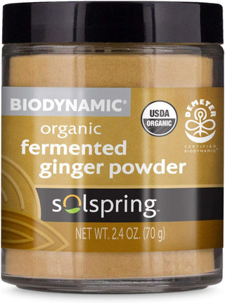 Solspring® Fermented Ginger Powder Biodynamic® Organic 2.40oz by Dr. Mercola