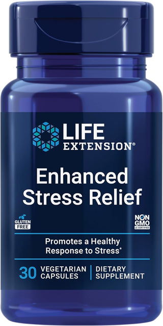 Enhanced Stress Relief - 30 Vegetarian Capsules (Life Extension)