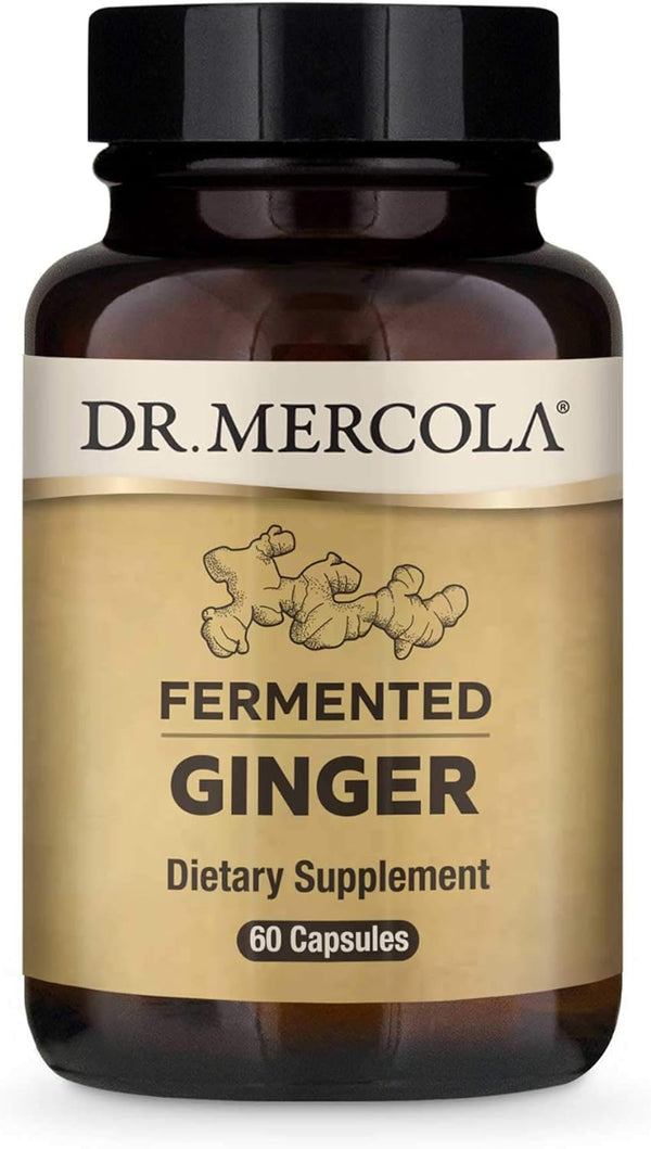 Fermented Ginger 60 Caps by Dr. Mercola