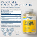 Calcium Magnesium ENAB 2:1 Ratio 90ct veg cap by Solaray