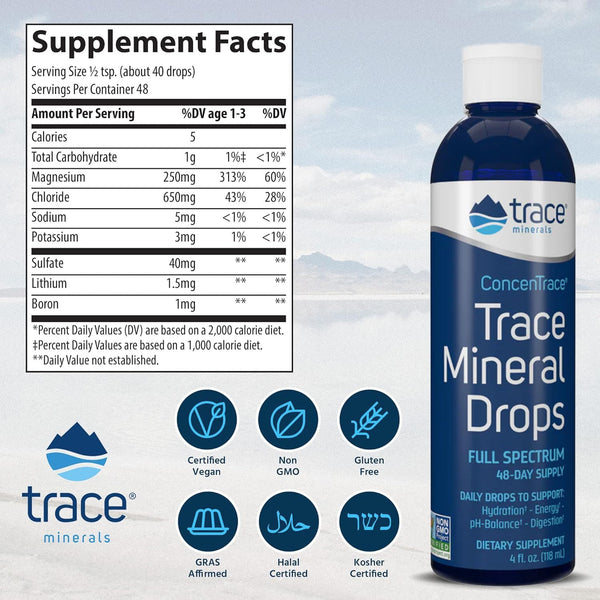 ConcenTrace Trace Mineral Drops 4 oz