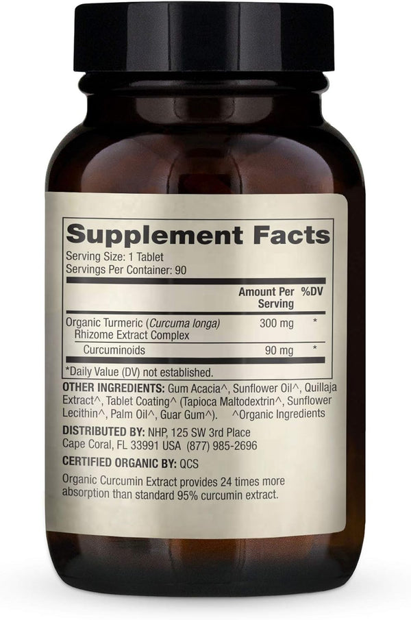 Organic Curcumin Extract 90 Day 90 Tablets by Dr. Mercola