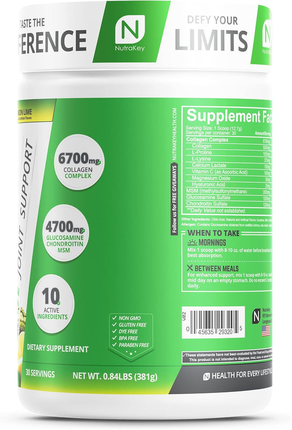 Innoflex Active Joint Support - 30 Servings Lemon Lime (Nutrakey)