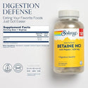 Betaine HCI  HP-w Pepsin 275ct 650mg veg cap