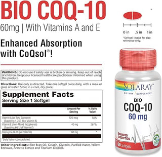 CoQ-10 Bio 60ct 60mg by Solaray