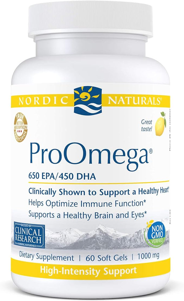 ProOmega 1000 mg - 60 Lemon Soft Gels (Nordic Naturals)