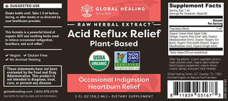 Acid Reflux Relief - 2FL OZ (Global Healing)