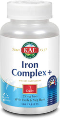 Iron Complex +  100ct 25mg by Kal