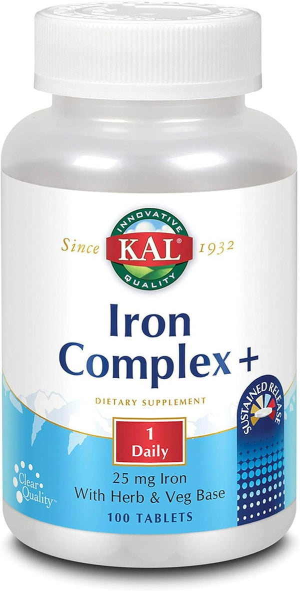 Iron Complex +  100ct 25mg by Kal