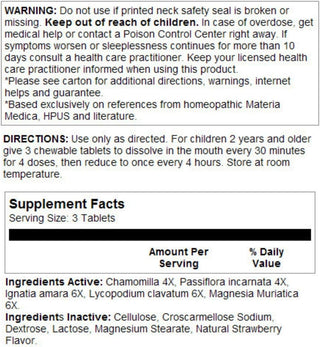 Peace & Quiet™  125ct  chewable Strawberry by NaturalCare