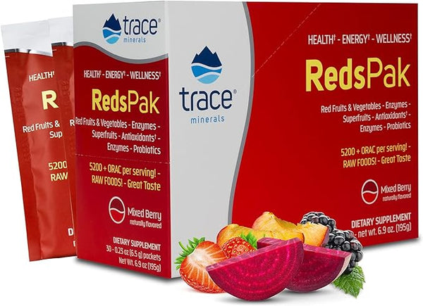 RedsPak - 30 Packets - Mixed Berry (Trace Minerals)