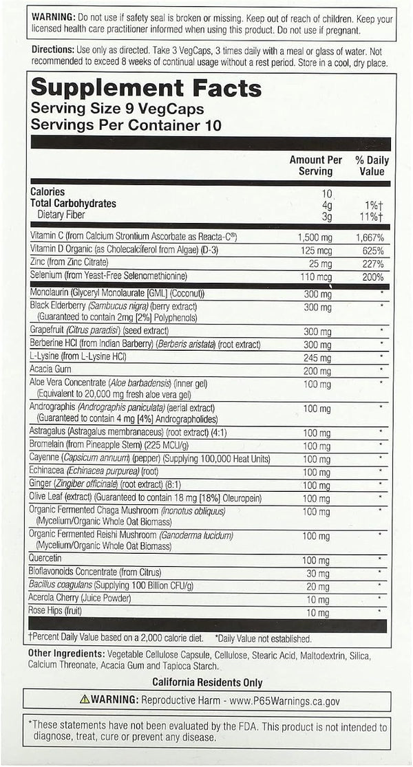 Immune Response Support 90ct veg cap by Solaray