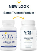 Vitamin D3 2,000IU - 90 Capsules (Vital Nutrients)