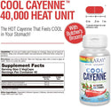 Cool Cayenne w Butchers Broom 90ct 320mg veg cap by Solaray