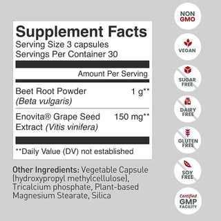 SuperBeets 1000 mg 90 Capsules (HumanN)