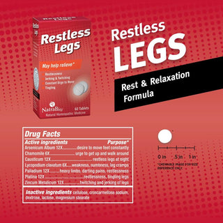 Restless Legs  60ct  tablet by NaturalCare