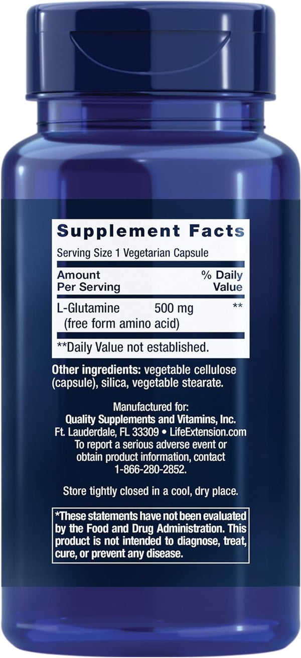 L-Glutamine 500mg - Life Extension