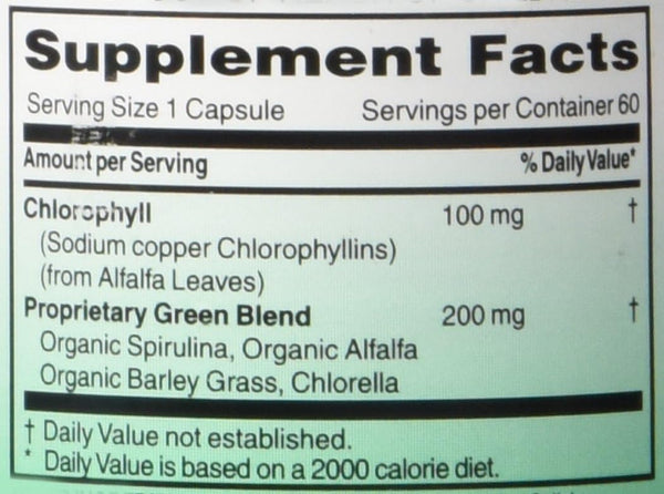 Chlorophyll  60ct 100mg