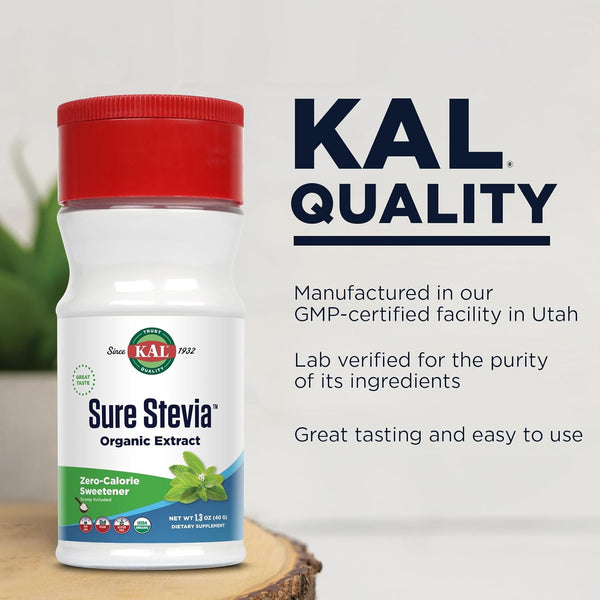 Sure Stevia™ ORG 2.8oz  powder by Kal