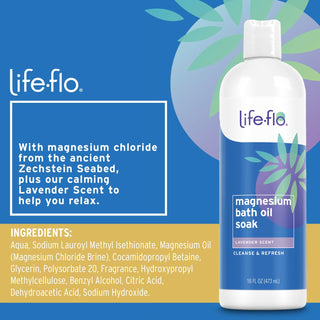 Magnesium Bath Oil Soak  16floz by LifeFlo