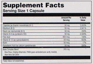 B-Complex Methyl 60ct 50mg veg cap