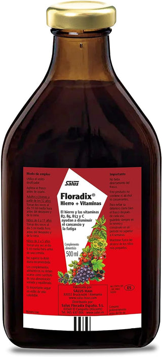 Floradix Iron & Herbs - 17 FL OZ Salus Floradix