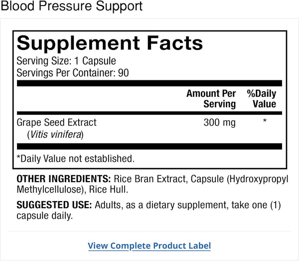 Blood Pressure Support 90 Day 90 Caps by Dr. Mercola by Dr. Mercola