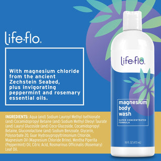 Magnesium Body Wash  16floz by LifeFlo