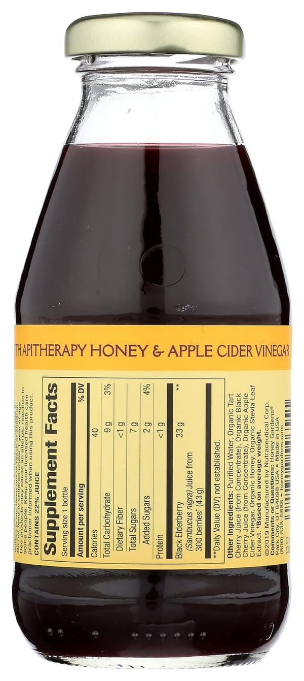 Elderberry & Honey Immune Drink 10.1floz by Honey Gardens