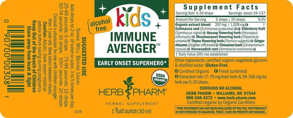 Kids Immune Avenger - 1 FL OZ (Herb Pharm)