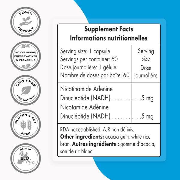 NADH  60ct 5mg by Kal