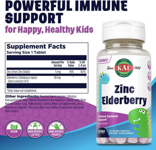 Zinc Elderberry ActivMelt-CP  12x  tablet by Kal