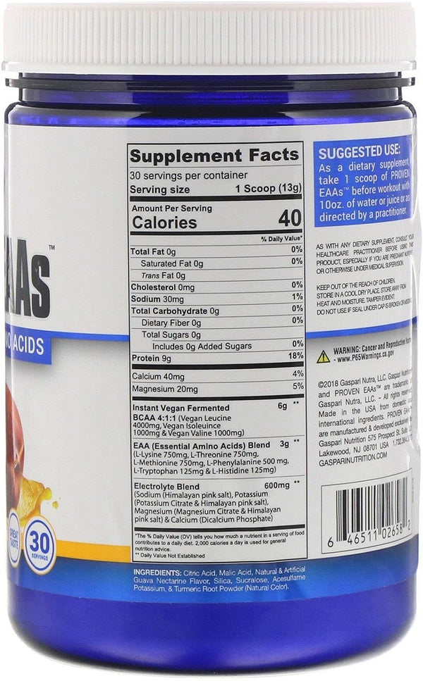 Proven EAAs - Guava Nectarine - 30 Servings / 13.75 OZ (Gaspari Nutrition)