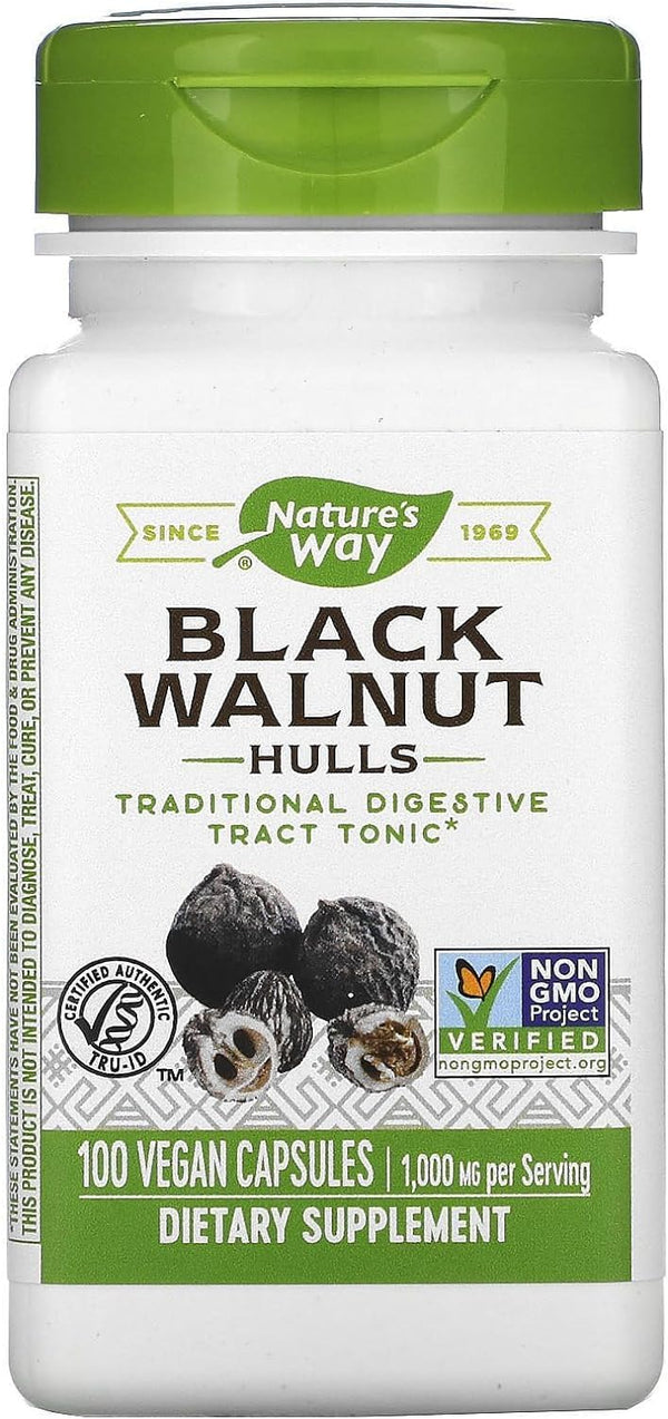 Black Walnut 100ct 500mg veg cap by Solaray