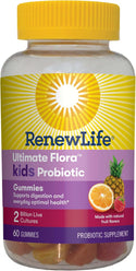 Ultimate Flora Kids Probiotic Gummies 2 Billion - 60 Gummies (Renew Life)