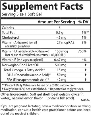 Solar D Gems - 6,000 IU 360 softgels - Carlson Labs