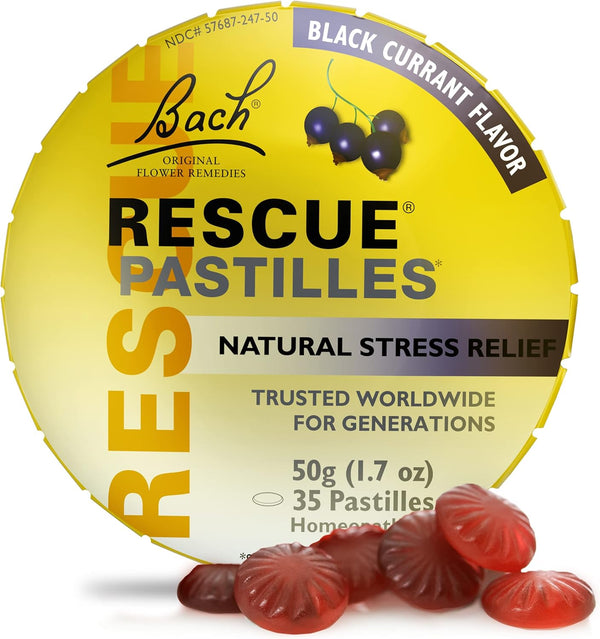 Rescue pastilles Black Currant - Bach Flower Remedies