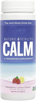 Natural Calm Raspberry/Lemon 8 ounces - Natural Vitality