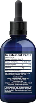 Fast-Acting Liquid Melatonin Citrus-Vanilla Flavor - Life Extension