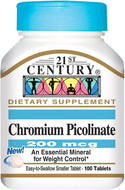 Chromium III  50ct 200mcg