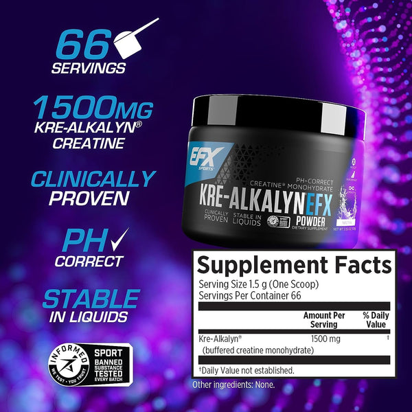 KRE-Alkalyn EFX Powder - 3.53 OZ Neutral (EFX Sports)