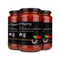 Solspring® Mushroom Italian Pasta Sauce Biodynamic® Organic 6 Bottles (19.70 fl oz.) by Dr. Mercola