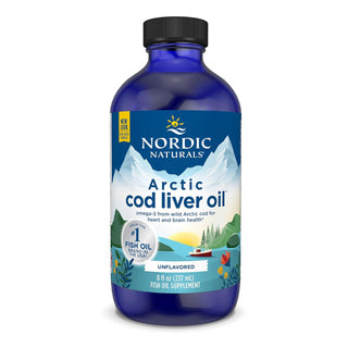 Arctic Cod Liver Oil - Unflavored - 8 FL OZ (Nordic Naturals)