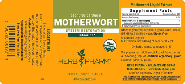 Motherwort 1 Ounce - Herb Pharm