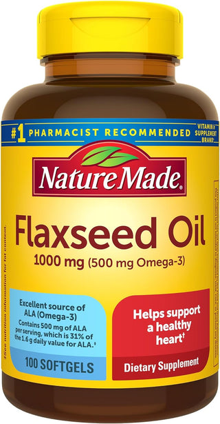 Flaxseed Oil  90ct 1000mg by Kal