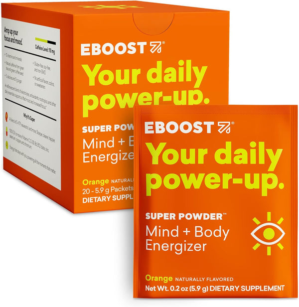 Super Powder Mind &amp; Body Energizer Orange - EBOOST